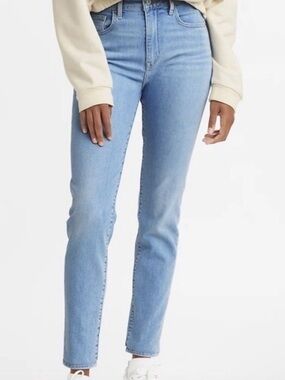 Levi’s 721 High Rise Skinny Light Wash Jeans, Size 29 (hemmed to petite length)
